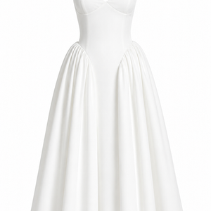 ELOISE DRESS — Corset Midi Dress