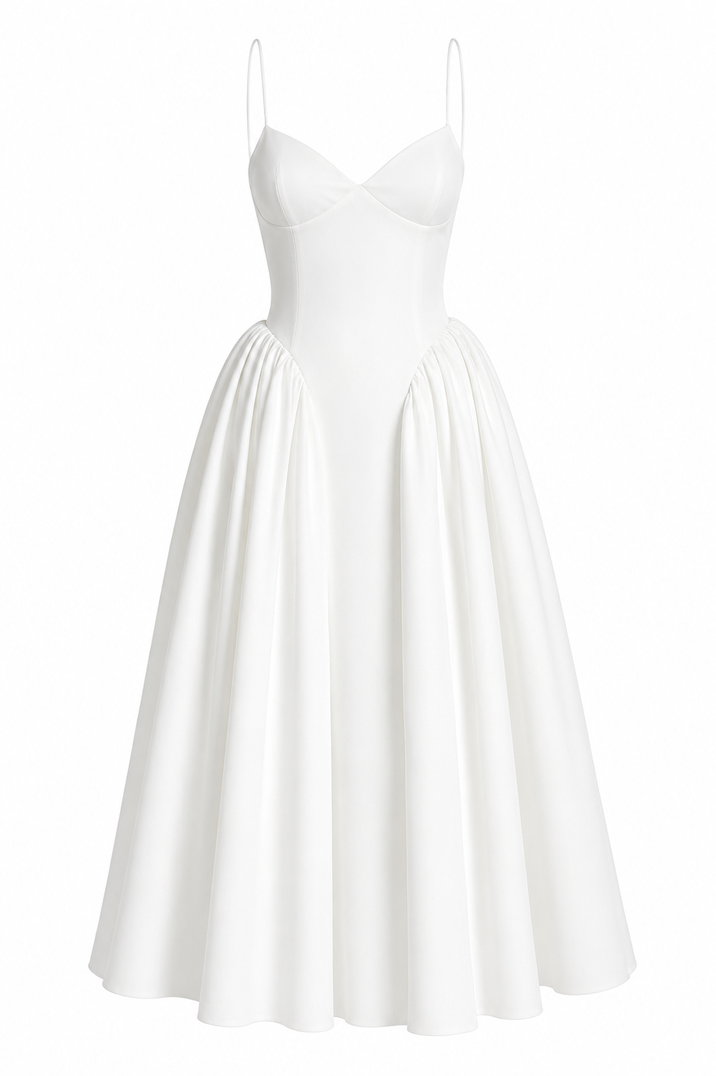 ELOISE DRESS — Corset Midi Dress