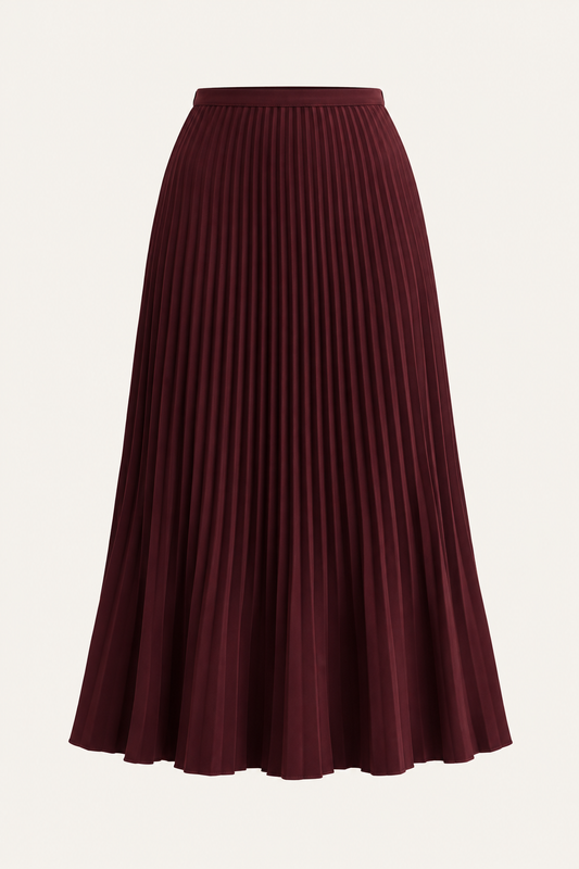 SIENNA SKIRT — Pleated Maxi