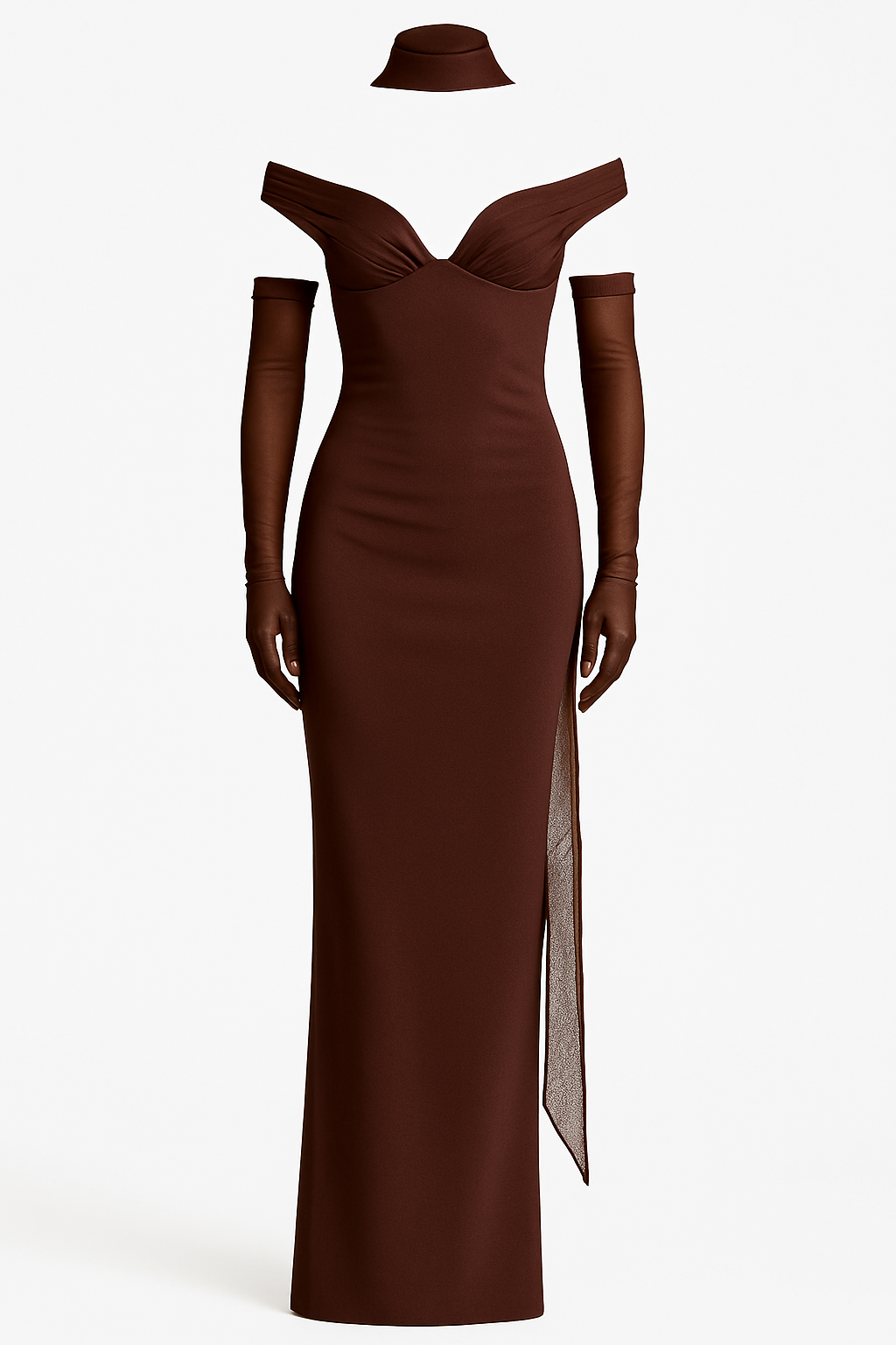 The Capri Scarf Gown