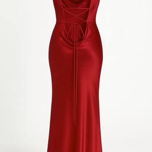 The Serena Open Back Gown