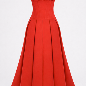 Isla Corset Pricess Maxi Dress