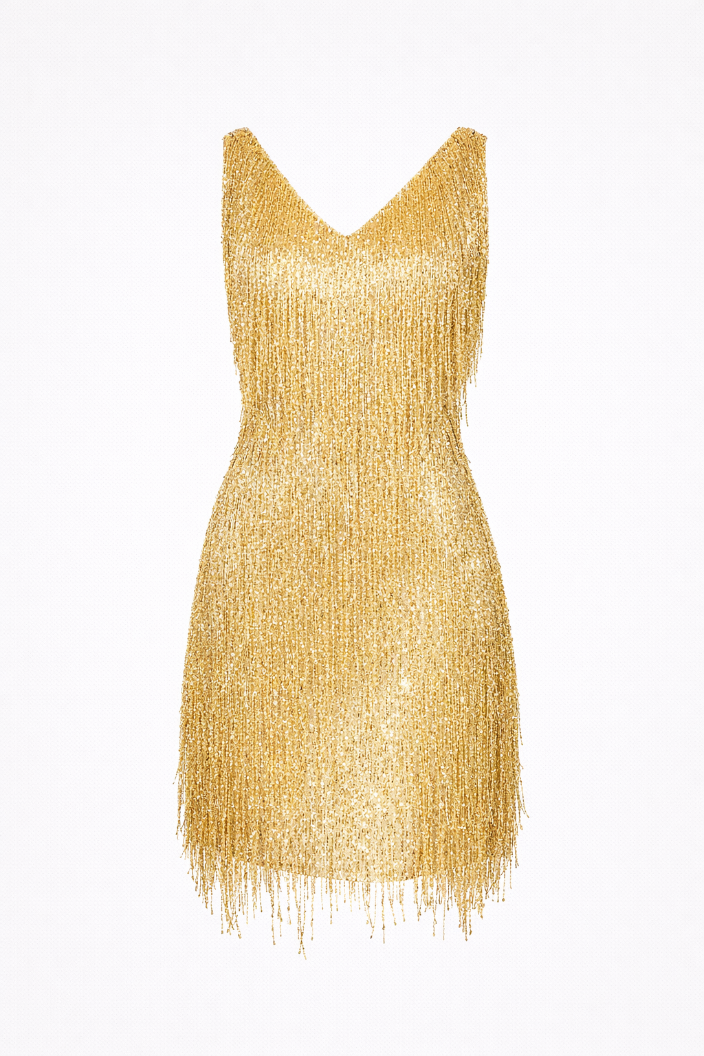 Paloma Feather Tassel Mini Dress