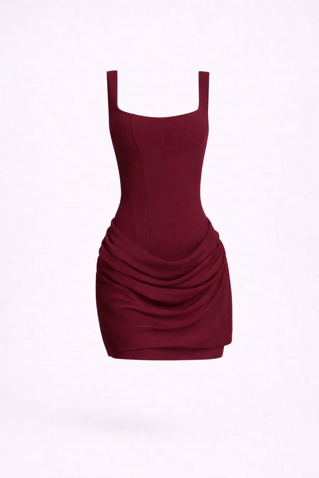 Siena Mini— Corset Bodice Draped Skirt Dress