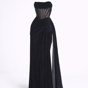 Delilah Bodice Velvelt Gown