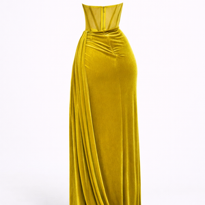 Delilah Bodice Velvelt Gown