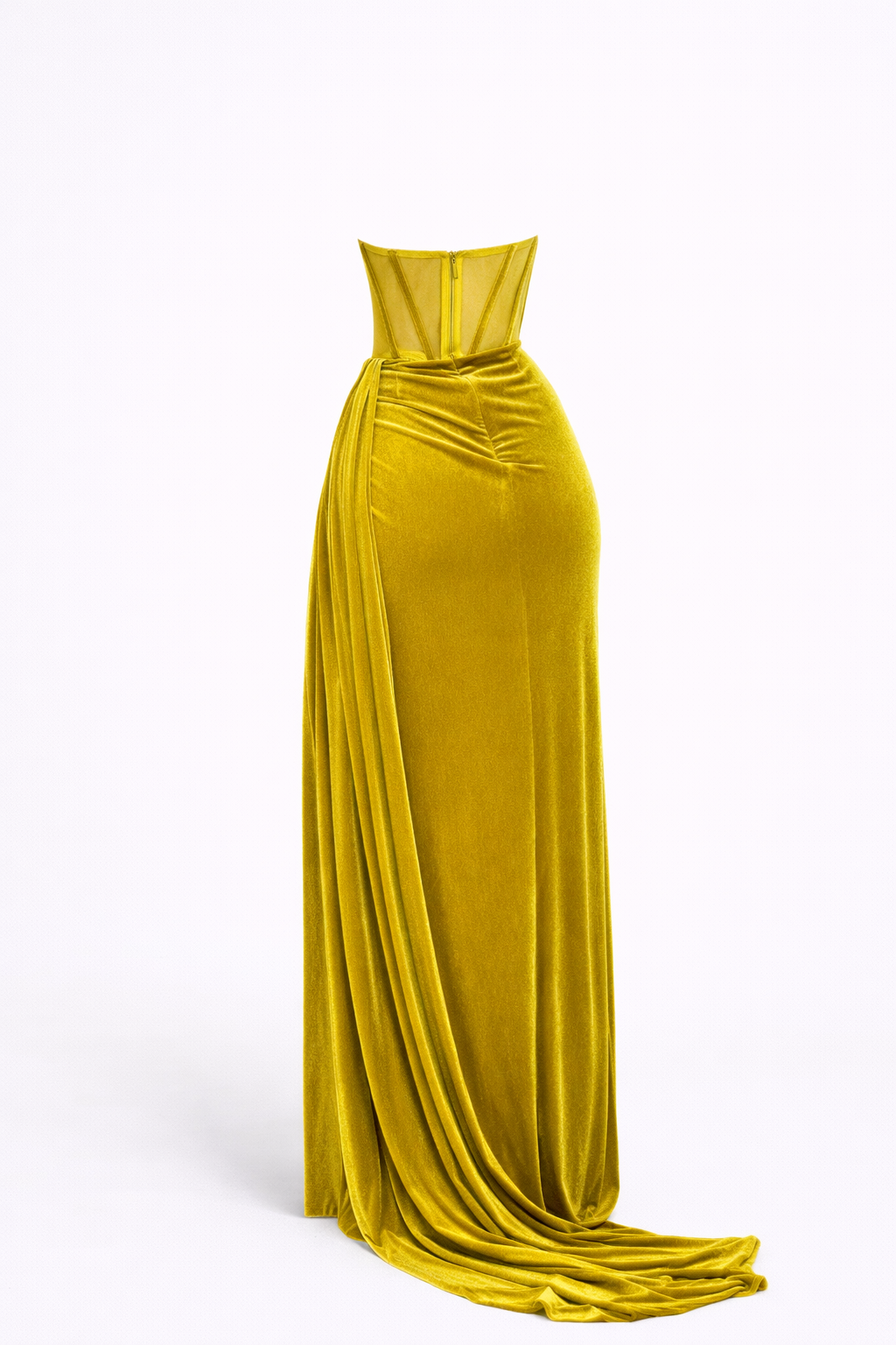 Delilah Bodice Velvelt Gown