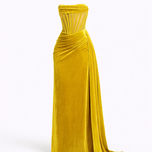 Delilah Bodice Velvelt Gown