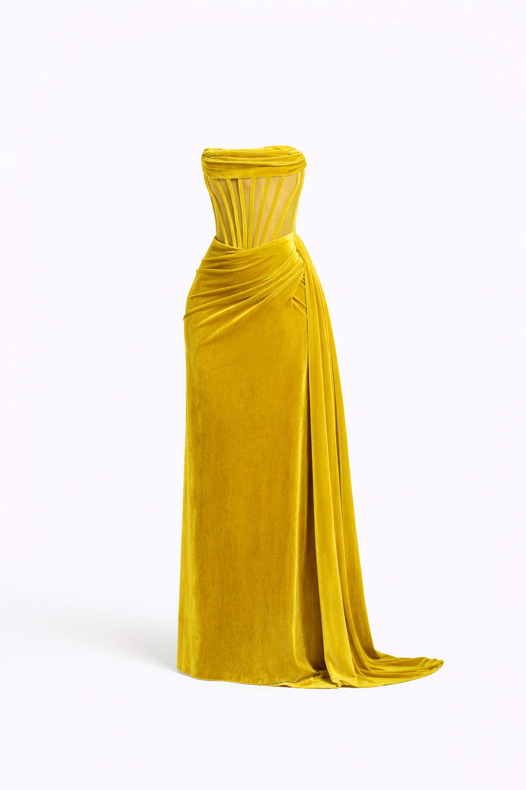 Delilah Bodice Velvelt Gown