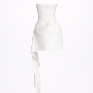 Bianca Cowl Neck Corset Mini  Dress