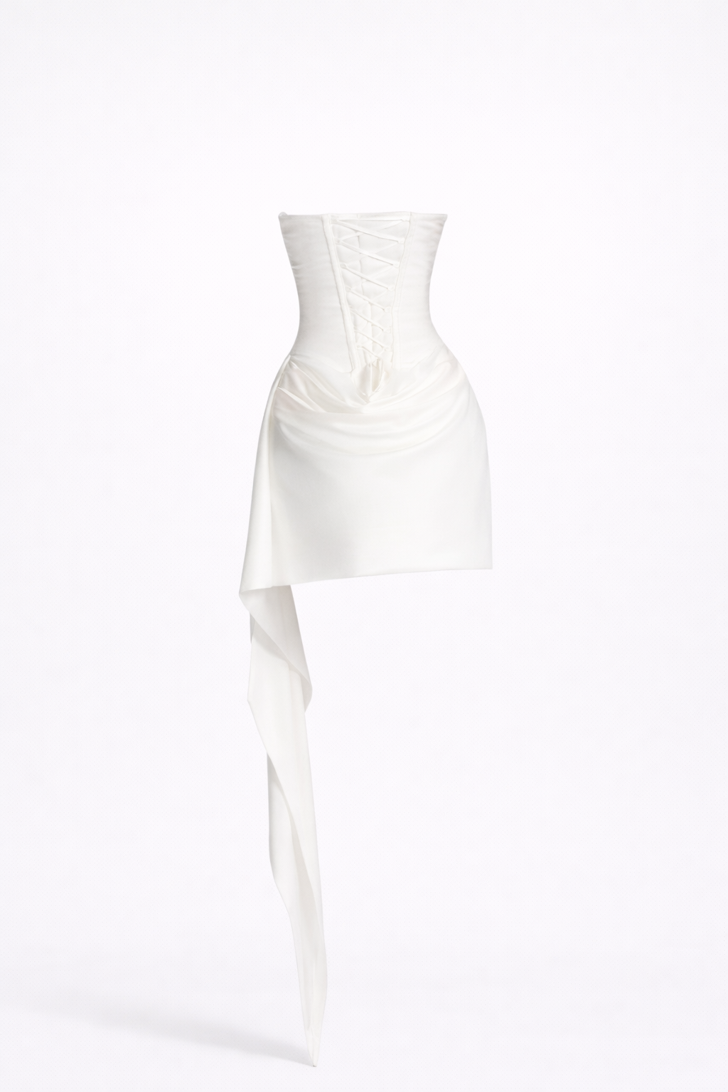 Bianca Cowl Neck Corset Mini  Dress