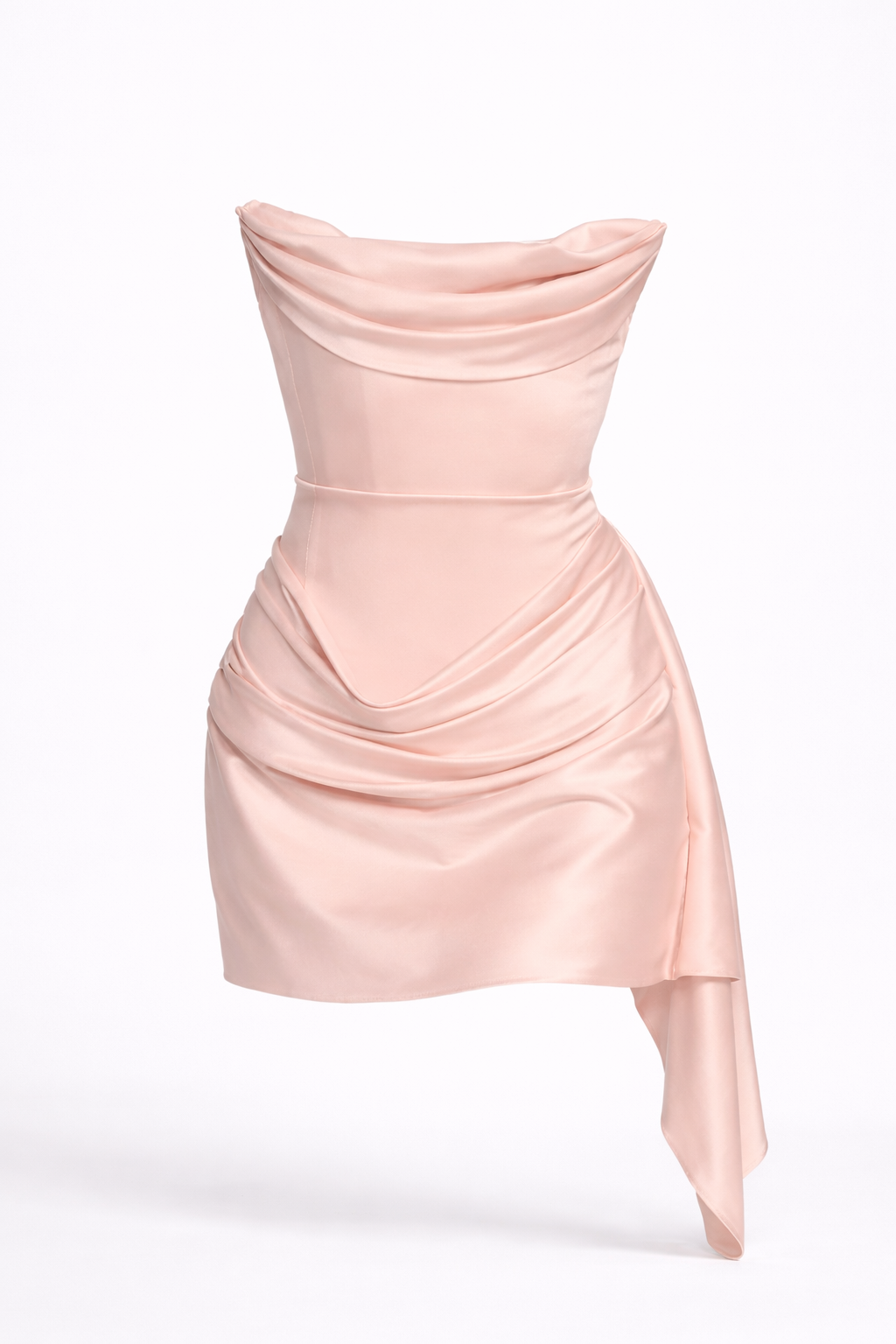 Bianca Cowl Neck Corset Mini  Dress