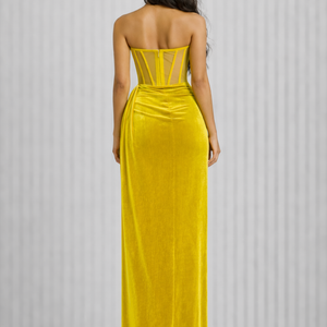 Delilah Bodice Velvelt Gown