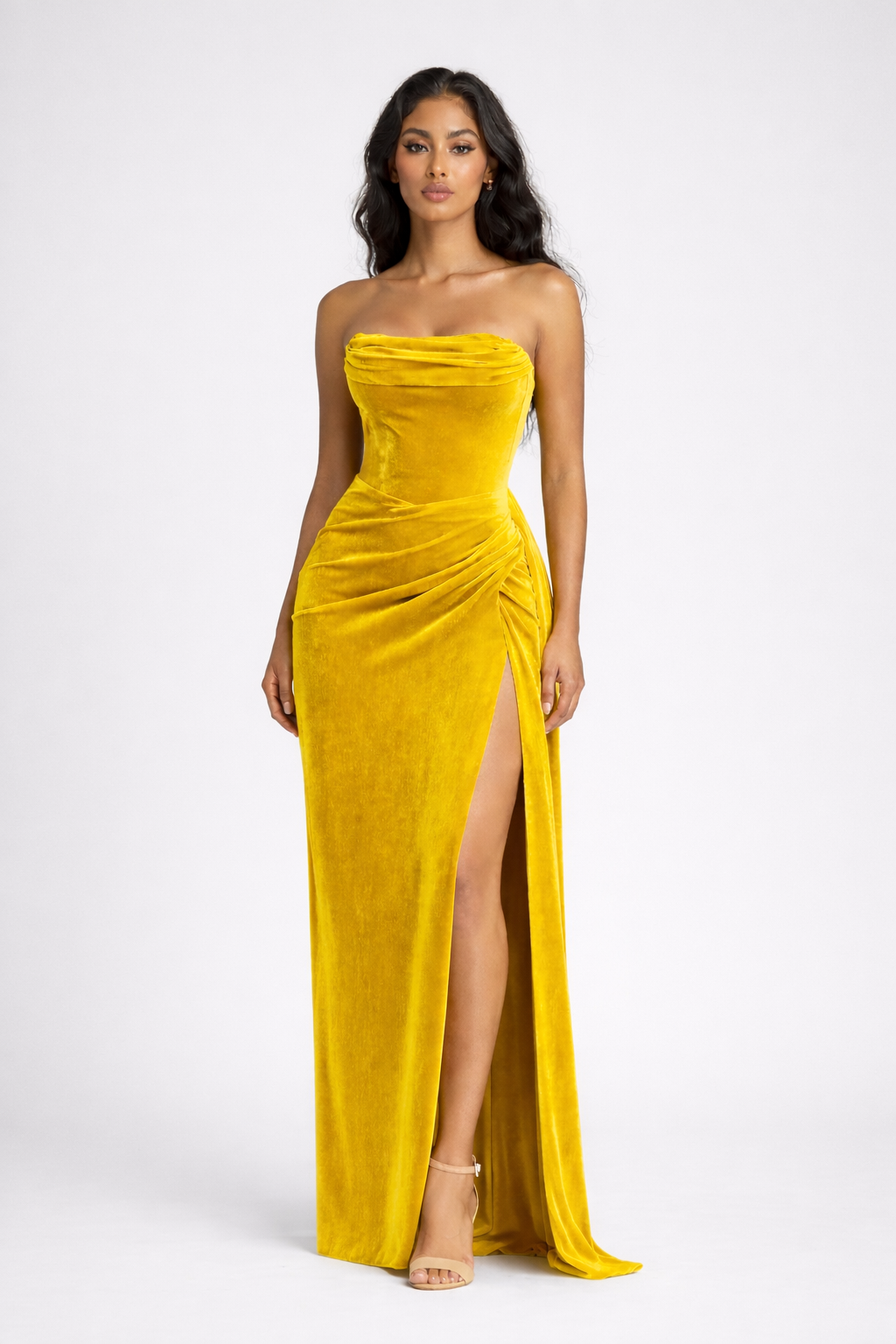 Delilah Bodice Velvelt Gown