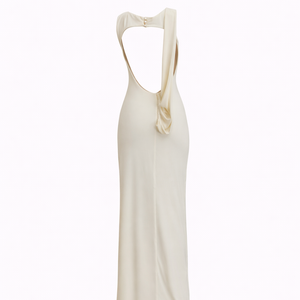 Athena-Kleid mit Rückenausschnitt