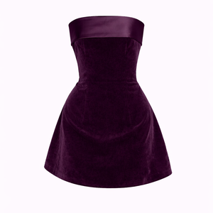 Velvet Doll Mini  Dress