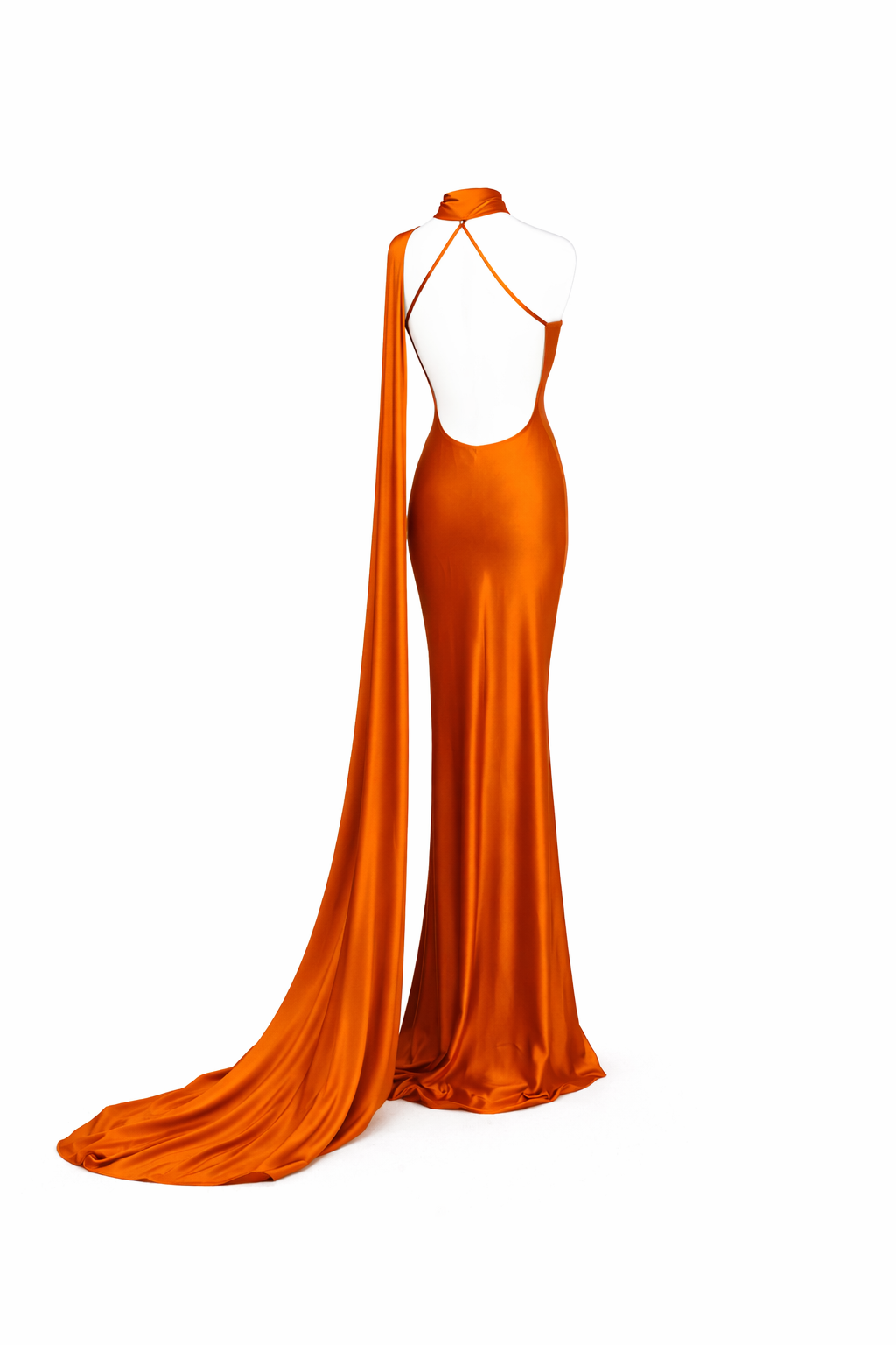Sienna One-Shoulder Draped Satin Gown