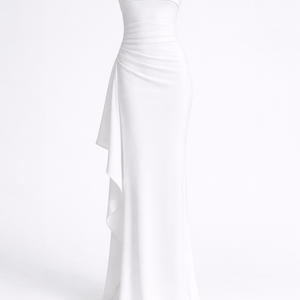 Olivia Strapless High-Slit Maxi Gown