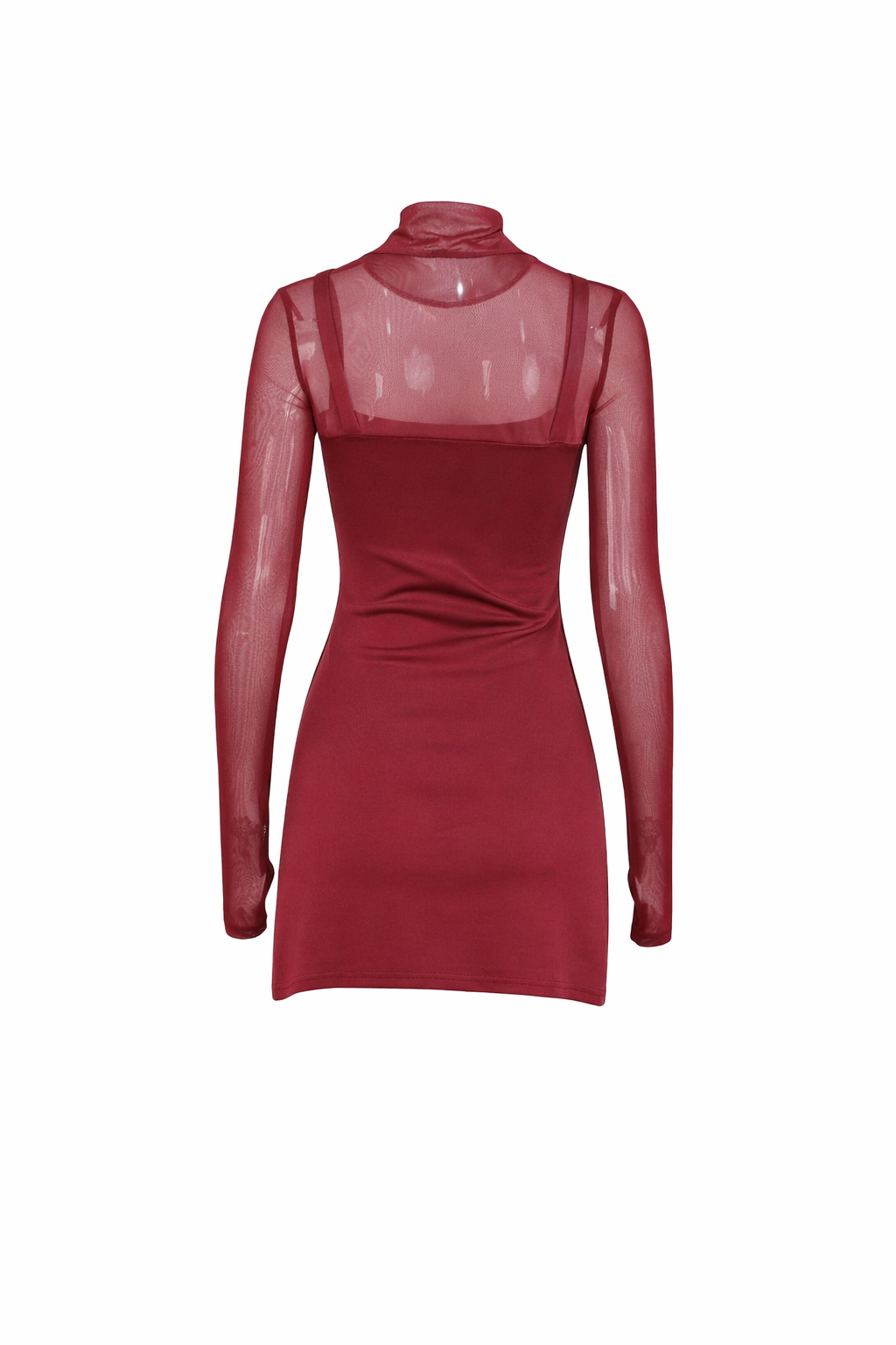 Eloise Mesh Panel Mini Dress