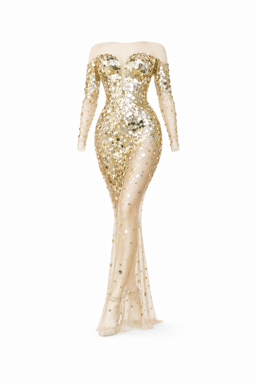 Stardust Sequin Ombré Mini Dress