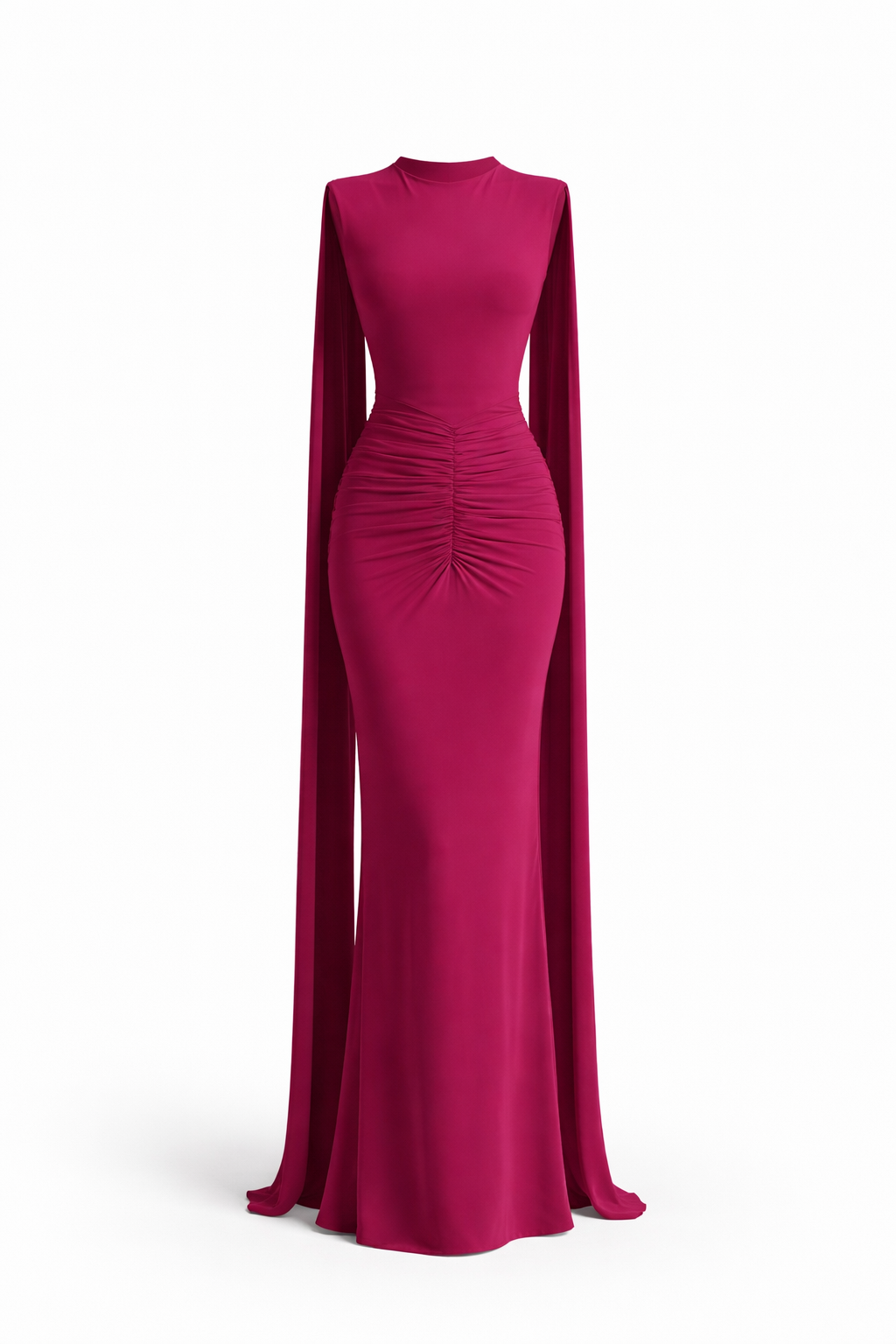 Virelle Drape Backless Dress Gown