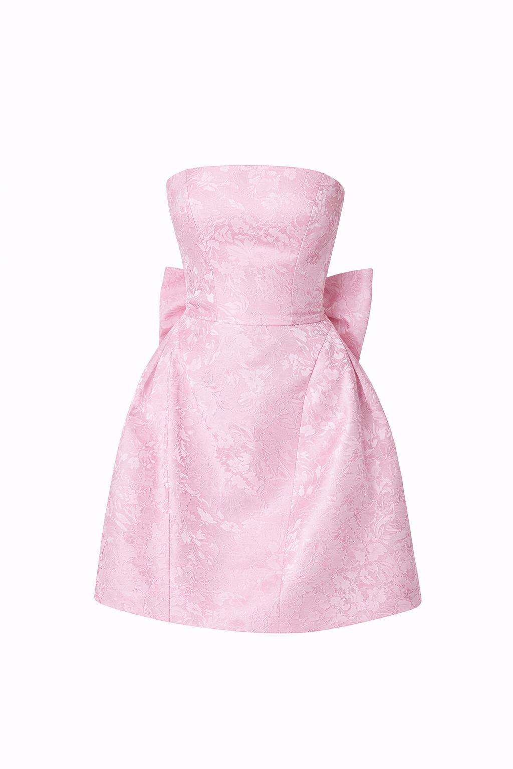 AMALFI DRESS — Strapless Mini with Statement Bow