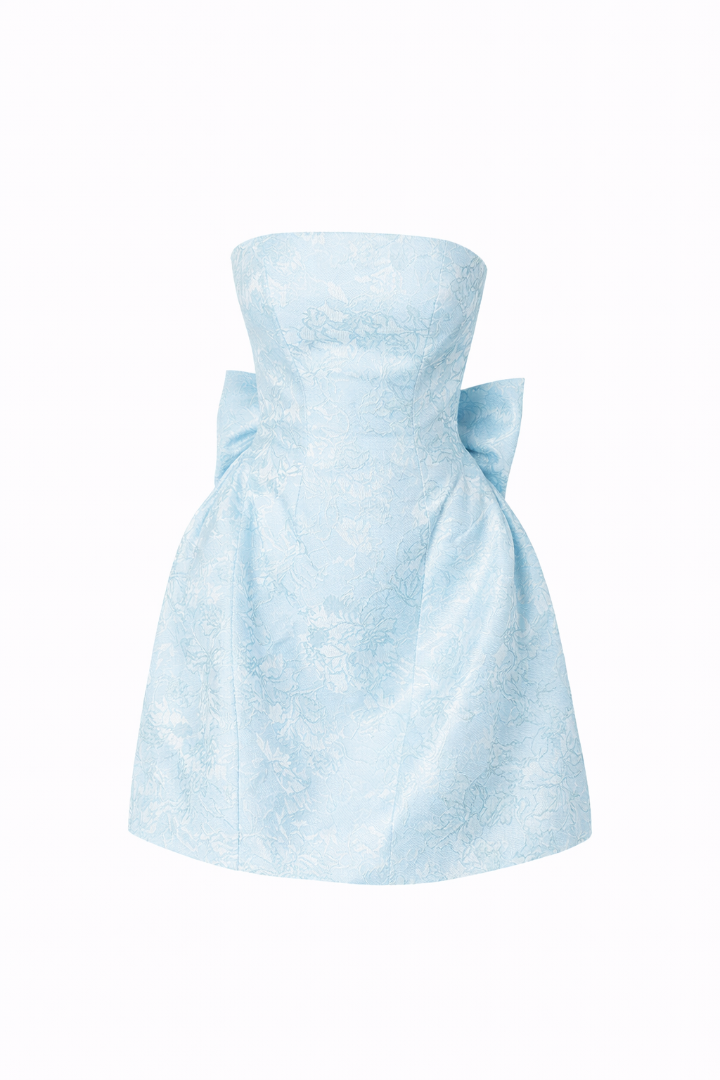 AMALFI DRESS — Strapless Mini with Statement Bow