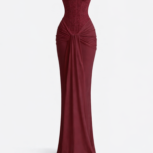 SERAPHINE DRESS — Strapless Corset Maxi