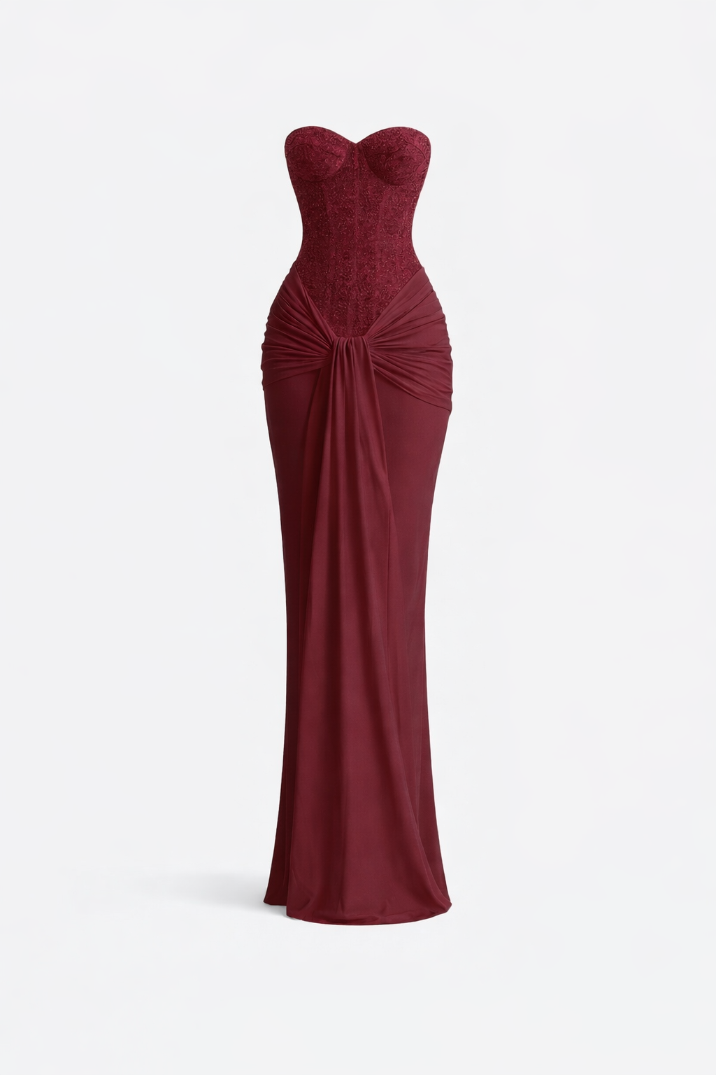 SERAPHINE DRESS — Strapless Corset Maxi