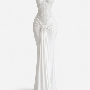 SERAPHINE DRESS — Strapless Corset Maxi