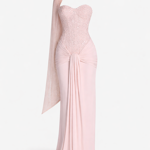 SERAPHINE DRESS — Strapless Corset Maxi
