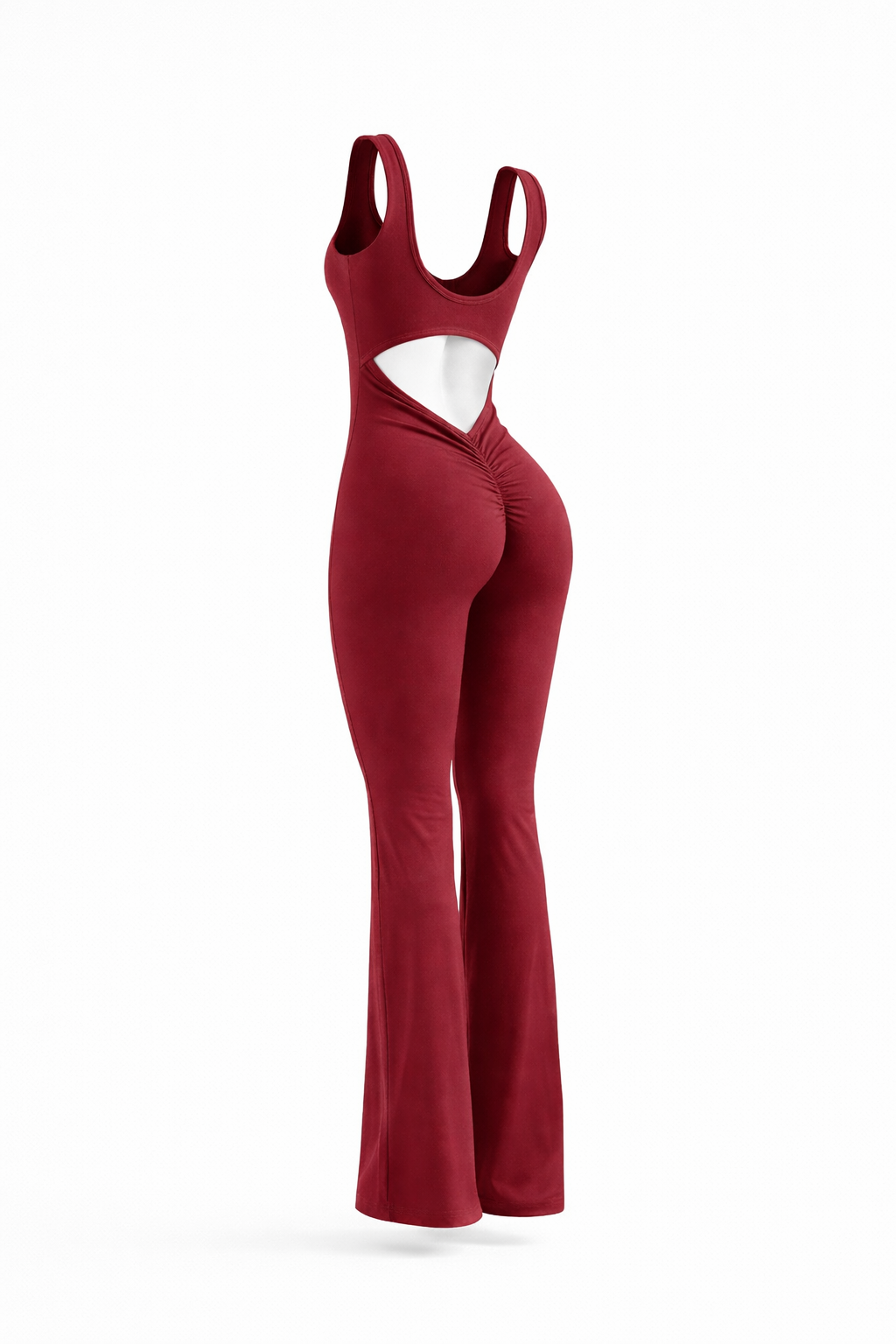 KAIA BODYSUIT — Seamless Sculpting Flare-Leg One-Piece