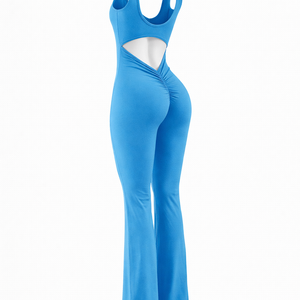 KAIA BODYSUIT — Seamless Sculpting Flare-Leg One-Piece
