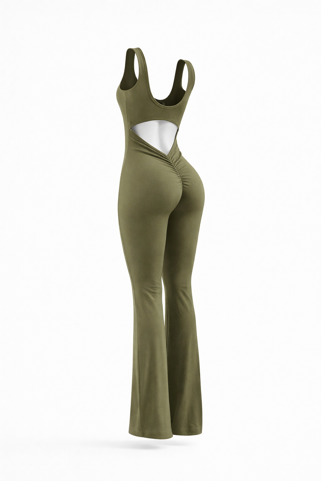 KAIA BODYSUIT — Seamless Sculpting Flare-Leg One-Piece