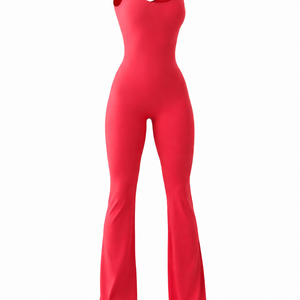 KAIA BODYSUIT — Seamless Sculpting Flare-Leg One-Piece