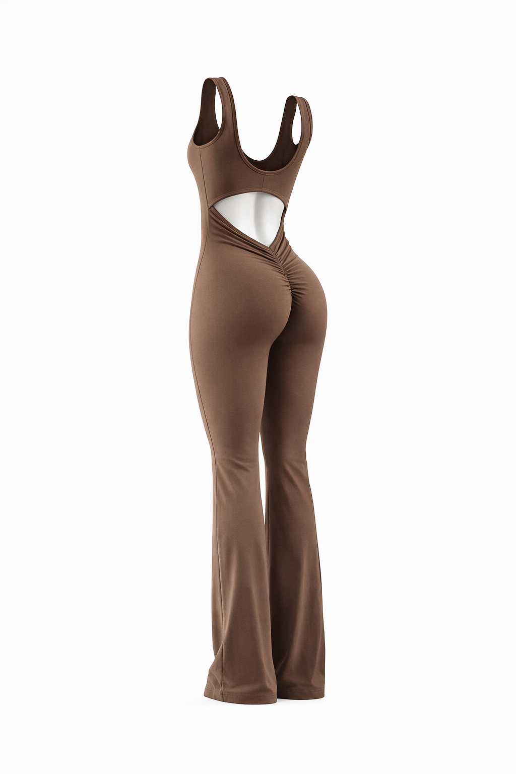 KAIA BODYSUIT — Seamless Sculpting Flare-Leg One-Piece