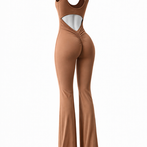 KAIA BODYSUIT — Seamless Sculpting Flare-Leg One-Piece