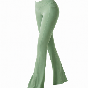 SIENNA FLARE LEGGINGS — Sculpting High-Waist Yoga Pant