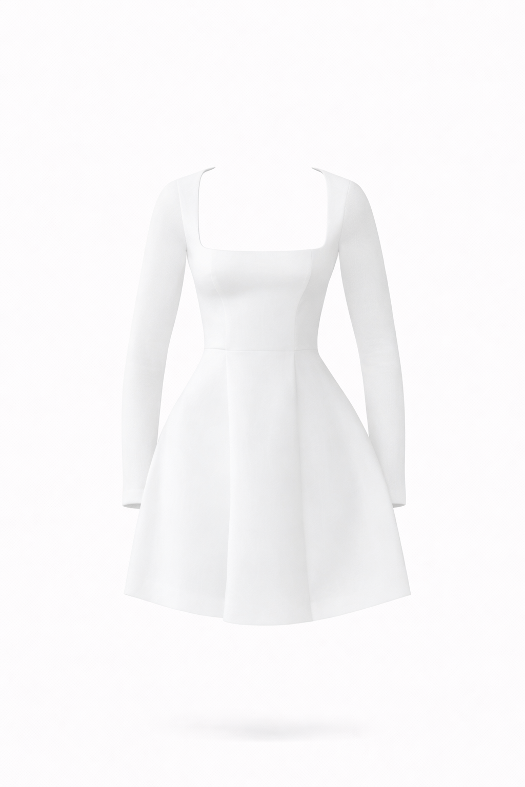 Bianca Structured Square Neck Mini Dress