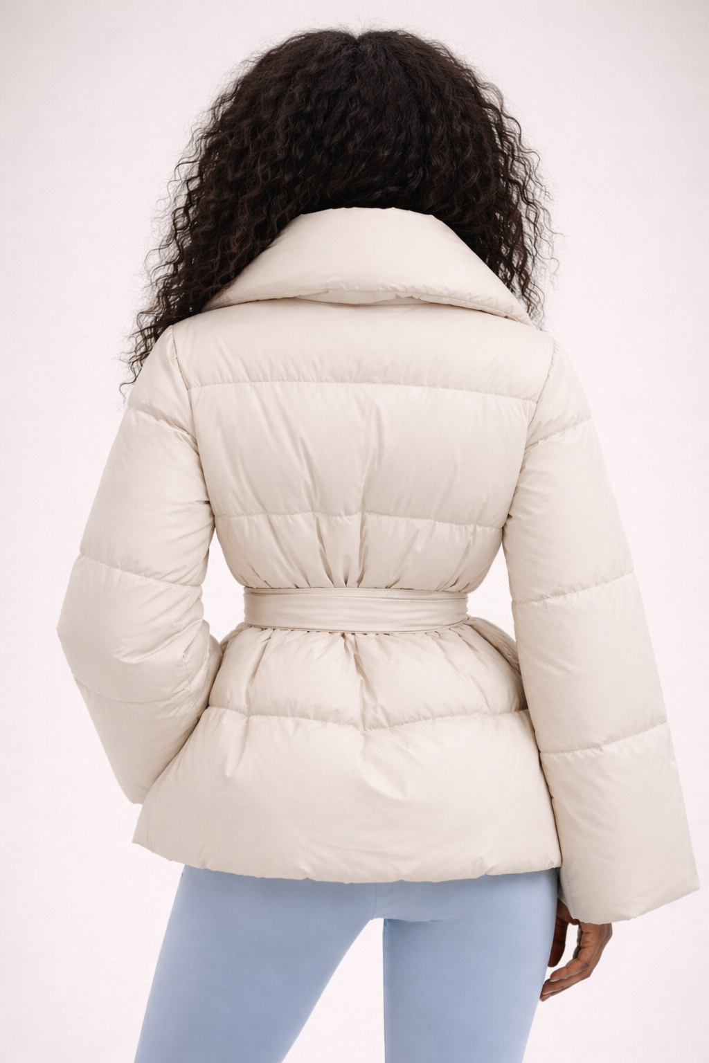 OSLO PUFFER — Belted Longline Quilted Jacket