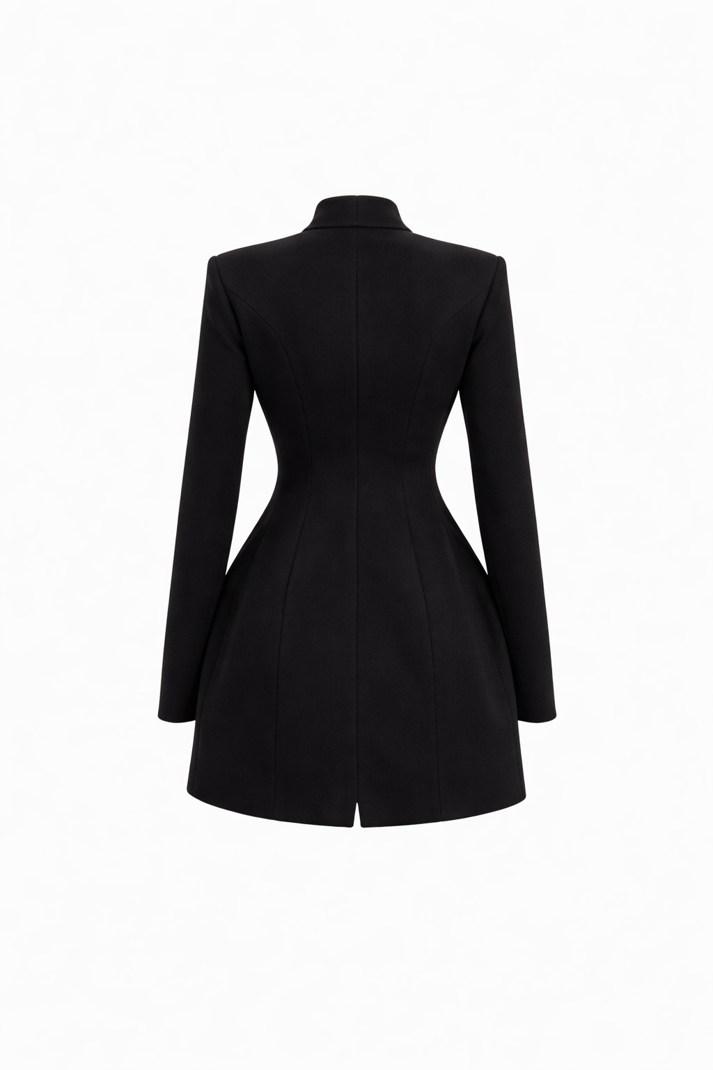 JADE MINI — Mandarin Collar Cutout with Crystal Buttons