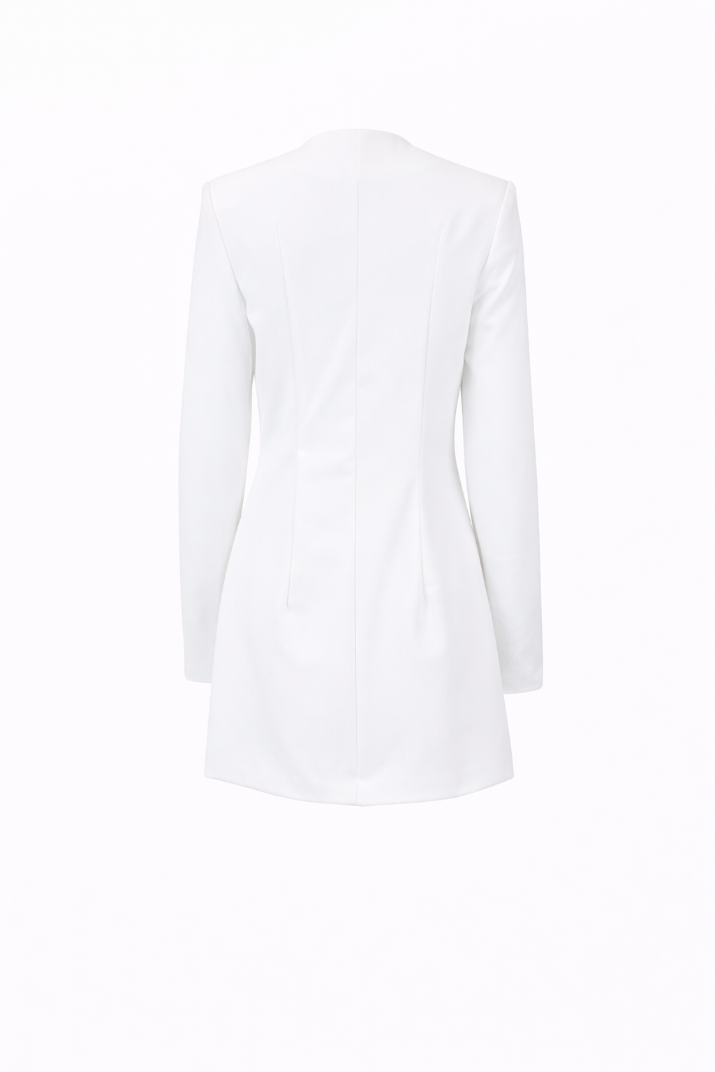 MAYFAIR MINI — Tailored Single-Breasted A-Line Dress