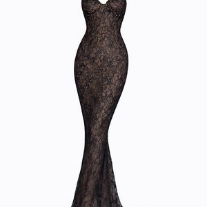 Maison Lace Backless Dress Set