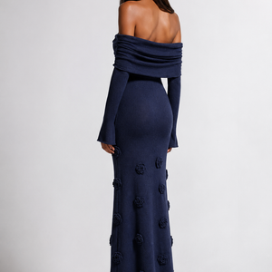Strandkleid Damen Gestrickte Schwimmende Blumen Badeanzug Bluse
