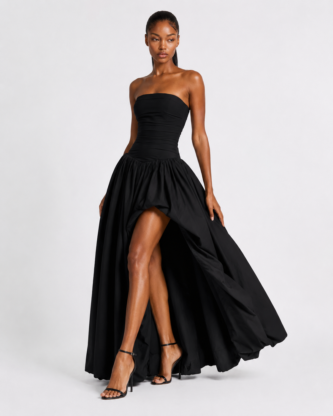 Damenmode Temperament Einfarbiges Trägerkleid