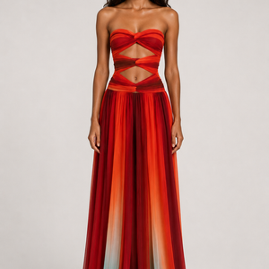 Solène Sunset Maxi Dress