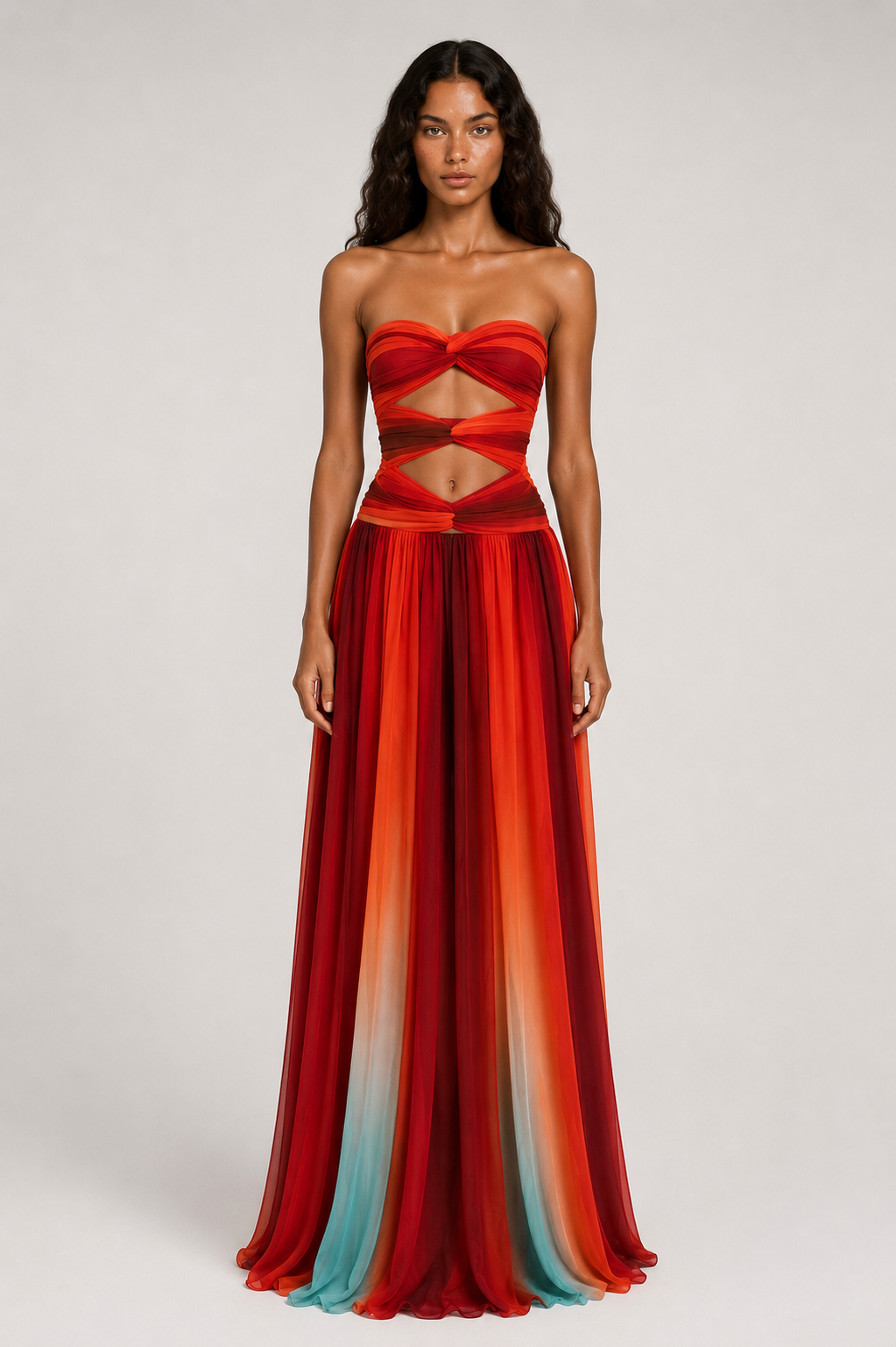 Solène Sunset Maxi Dress
