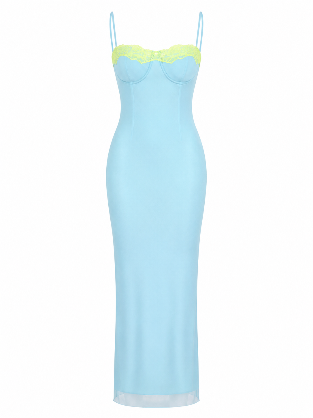 SORAYA DRESS — Lace Mesh Maxi Dress