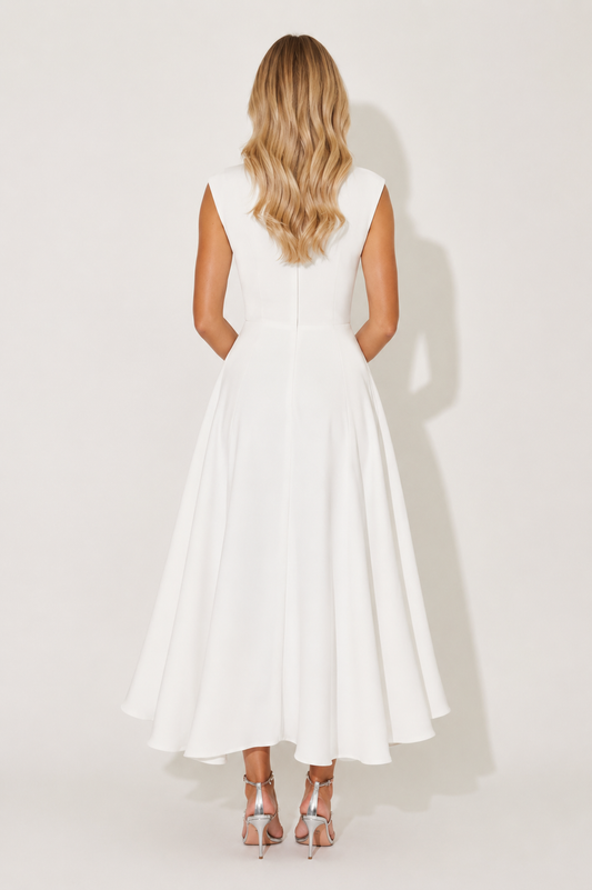 COLETTE DRESS — Patchwork Maxi Dress