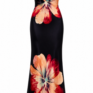 Kaia Floral Strapless Maxi Dress